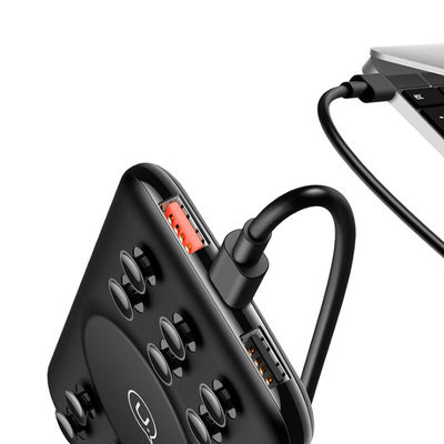 Banco inalámbrico del poder de la carga de la ventosa 10000mAh 9V 2A