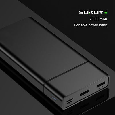 Alta batería dual de la capacidad 20000mAh 380g USB