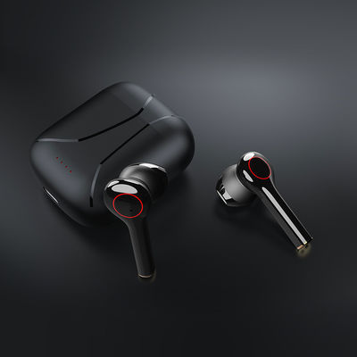 auriculares de botón estéreos de Bluetooth BT5.0 500mAh de la radio verdadera estérea de 5D
