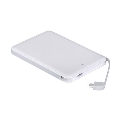 El USB micro telegrafía el banco incorporado del poder del cable de 10000mAh 9.8m m