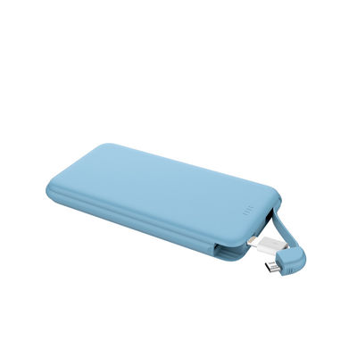 El USB dual hace salir el banco incorporado del poder del cable de 186g 14m m