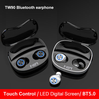 Pequeños Bluetooth auriculares de botón inalámbricos de la cancelación de ruido TWS