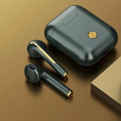 auriculares de botón de control de tacto de Bluetooth de la radio de 35mAh J18