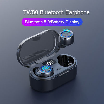 TW80 Bluetooth inalámbrico 5,0 TWS Mini HiFi Earbuds With MIC