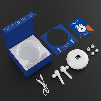 TW13 50mAH de alta fidelidad Bluetooth inalámbrico en auriculares de botón del oído