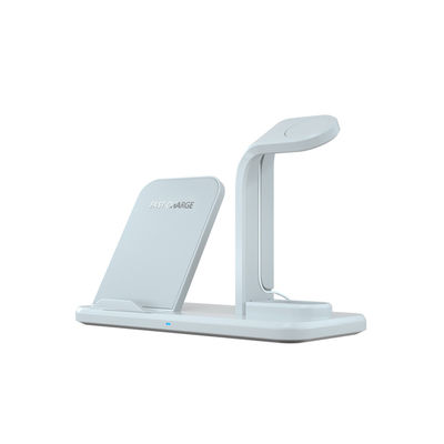 cargador inalámbrico de carga rápido 3in1 con el indicador luminoso del LED