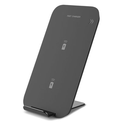 cargador inalámbrico vertical de la bobina del doble 10W para Samsung
