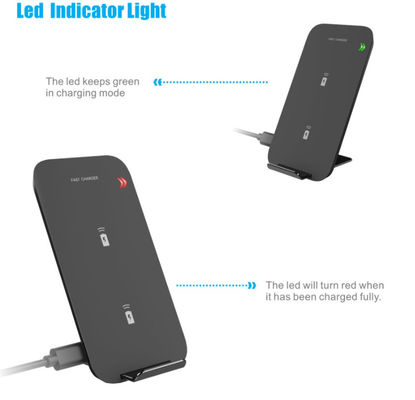 cargador inalámbrico vertical de la bobina del doble 10W para Samsung