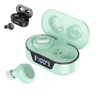 Auriculares de botón inalámbricos impermeables inteligentes de 400mah Bluetooth con el Mic