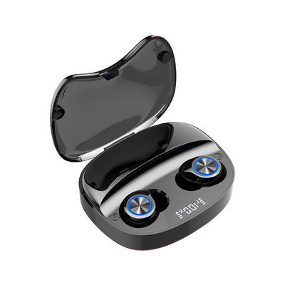 Radio verdadera impermeable de IPX5 BT5.0 en auriculares de la luz de los auriculares de botón TWS del oído
