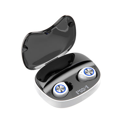 Radio verdadera impermeable de IPX5 BT5.0 en auriculares de la luz de los auriculares de botón TWS del oído