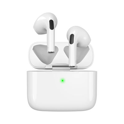 auriculares de botón inalámbricos EarPods negro de Bluetooth de la cancelación de ruido 40mAh