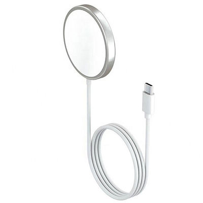 cojín de carga rápido del cargador inalámbrico portátil de 15W 3A con el cable del USB C