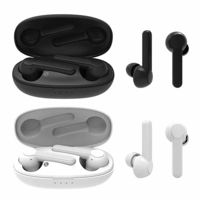 Auriculares de botón inalámbricos Bluetooth ergonómico de los gemelos de RoHs el 15m del CE 5,0 auriculares