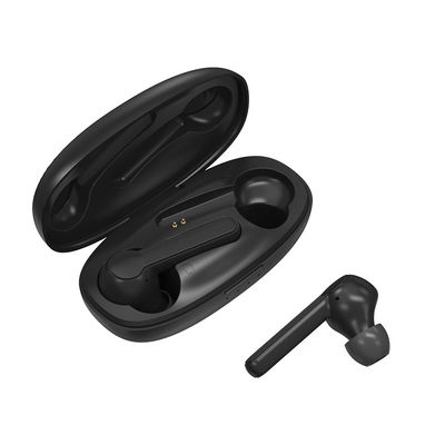 Auriculares de botón inalámbricos Bluetooth ergonómico de los gemelos de RoHs el 15m del CE 5,0 auriculares