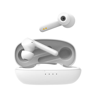 Auriculares de botón inalámbricos Bluetooth ergonómico de los gemelos de RoHs el 15m del CE 5,0 auriculares