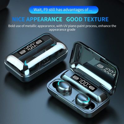 Auriculares inalámbricos verdaderos 5,0 del estéreo F9 de STouch 9D del auricular de botón de RoHs Tws Bluetooth 5,0