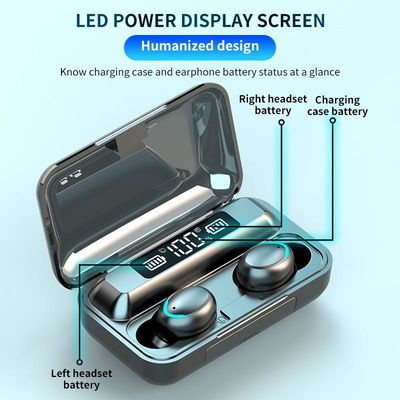 Auriculares inalámbricos verdaderos 5,0 del estéreo F9 de STouch 9D del auricular de botón de RoHs Tws Bluetooth 5,0