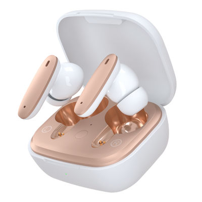 Sonido estereofónico de la cancelación de ruido Ipx4 de los auriculares de botón inalámbricos impermeables de Bluetooth