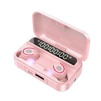 Los auriculares de botón sin cuerda de Bluetooth de la radio estérea del juego V5.1 con de destello se encienden