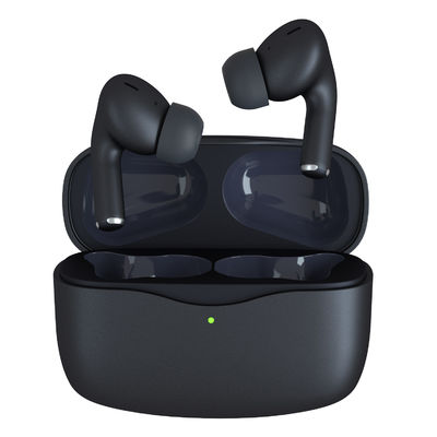 Capacidad inalámbrica de los auriculares de botón 35dB 500mAh de Bluetooth de la cancelación de ruido de V5.0 TWS