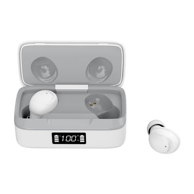 Auriculares de botón inalámbricos del deporte BT5.0 de la cancelación de ruido con la exhibición de la batería