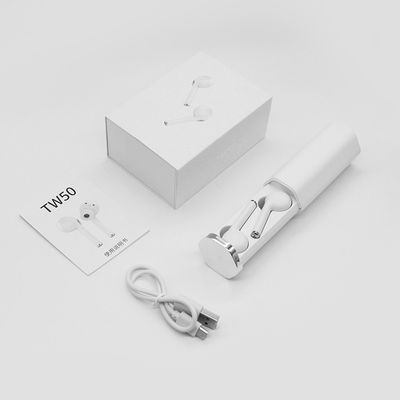 Los auriculares de botón inalámbricos verdaderos del deporte del ODM llevaron los auriculares de los deportes de Tws de la exhibición