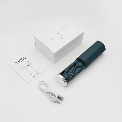 Los auriculares de botón inalámbricos verdaderos del deporte del ODM llevaron los auriculares de los deportes de Tws de la exhibición