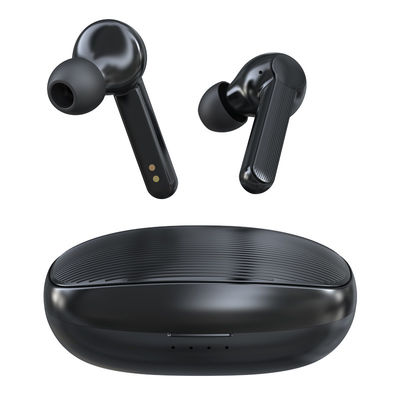 Auriculares internos inalámbricos de IPX5 BT5.0 con auriculares de botón de carga de la caja TWS
