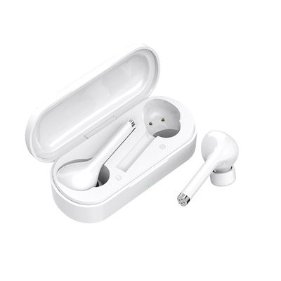 Auriculares de la cancelación de ruido de la prenda impermeable del auricular de botón del OEM TWS con el micrófono