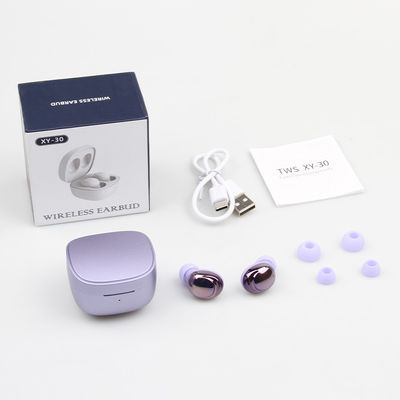 30 XY electrochapan los pequeños auriculares de botón inalámbricos de Bluetooth con el caso de carga